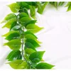 Decorative Flowers 210-240CM Rattan Creeper Green Leaf Ivy Vine Artificial Plants For Garden Wedding Decor Wholesale Hanging Garland Fake