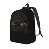 Рюкзак супер спортивные автомобильные рюкзаки Astro Geometry Минималистская арт -сумка ежедневно легкие смешные сумки