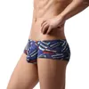 Sous-pants Sexy Men's Fashion Underwear Boxer mince maillage translucide simple et confortable Cueca Masculina