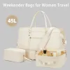 Väskor bagage resepåsar med en klädväska och toalettväska stor kapacitet daglig pendlare axelväska kvinna på väskor handväska kvinna