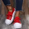 Casual Shoes Ladies Sport 2024 Spring and Autumn Style Lekkie wygodne na zewnątrz bez poślizgu gęste sport