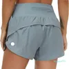 Versnelling van de hoogbouw beklede korte taille sport shorts vrouwen zetten snel drogen los lopende kleding rug zipper pocket fies yoga qick