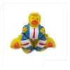 Outras festa de eventos suprimentos criativos PVC Trump Ducks Bath Bath Flutuating Water Toy Toys Funny Great Drop Drop Drop Home Garden Festive Dhaei