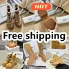 Designer Boots popular Trendy Women Short Ankle Boot Luxury Soles Womens Party Thick Heel size 35-40 hiking Desert SMFK GAI