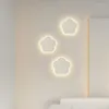 Wandlamp Minimalistisch bedkamer Slaapkamer Simple Moderne LED -lampen Creatieve ontwerper Woonkamer Studie Aisle