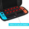 Case Hard Shell Worka do przenoszenia Nintend Switch Eva z 2pcs hartowane szklane folie dla Nitendo Switch NS Console Akcesorium gry