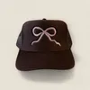 Berets Korean Instagram Style Bow Baseball Cap for Girl