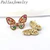 Серьги для гриппа 5pairs Luxury Micro Pave Multi Color