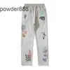 24SS High Street Cartoon Comics Handdrrawn Graffiti Pants Sport