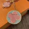 LVITY Fashion Flower Design Keychain Charm Key Ring Men and Women Party Par Gift Key Ring Jewelry