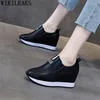 Casual Shoes Vulcanize Woman Slip On höjd Ökande plattformar Hiss för kvinnor 2024 Designer Sneakers Chaussure