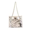 Sacs à bandoulins Trendy Chain Tote Sac Messenger Graffiti Feme