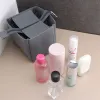 Gevallen Tinberon Bucket Bag Organizer Insert dames make -up cosmetische tas grote capaciteit vilt stoffen toilettas tas organisator voor handtassen