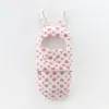 Sacs Baby Sleeping Sac 06 mois enveloppes pour les nouveau-nés Baby Swadddling Wraps Fin 1tog Coton Soft Cocon Design HEAD Neck Protector