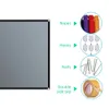 16: 9 Projecteur Screen ALL Metal Anti Light Curtain Reflective Fabric Reflective Fabric pour Xiaomi DLP YG300 XGIMI H3 Halo Mogo Projecteur