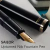 Pens 1pc SAILOR Caligraphy Fountain Pen Upturned Nib 40/55 Degree Lettering Writing Practice Drawing Stationery Supplies