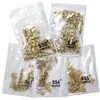 SS3ss8 1440pcs Clear Crystal AB gold 3D Non Fix FlatBack Nail Art s Decorations Shoes And Dancing Decoration 240418