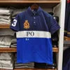 Polo Shirt Designer Summer 2024 Nowa koszulka koszulka z krótkim rękawem High-end Casual Fashion Matching Szygowanie klapowe 100% bawełny S-5xl Polos 415