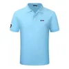 أعلى جودة اللون الصلبة قميص البولو قميص 100 ٪ قطن قصير الأكمام غير الرسمية polos hommes الصيف t-shirt قمم الذكور PL811 240410