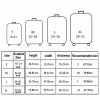 Akcesoria grube elastyczne kreskówkowe bagaż ochronne osłony zamek błyskawiczny do 1832 -calowej wózka wózka okładki wózka Akcesoria podróżne