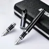 Ручки Германия Герцог D2 D2 Black Silver Clip Iridium fountain fountain pen callicraphy офис подарки подарки Bend nib double nib pimio