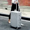 Bagage Travel Tale Nieuwe spinner aluminium frame hardside reiskoffer 22 "24" 26 "29" reistassen trolley bagage op wiel