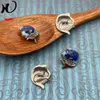 Akcesorium geomancy S Pure Thai Sier Drop Klee Koi Coroczny przycisk ryby DIY ręcznie robiony biżuteria Naszyjnik