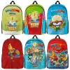 Backpacks Students Superthings 8 3D Print Backpacks Kazoom Kids Neonblast School Bags Boys Girls Children Cartoon Anime Bookbags Mochilas