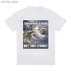 Dames t-shirt plus size grappige wasbeer opossum grafisch t shirts dames mode korte slve t-shirt universitaire casual oversized t-shirt strtwear y240420