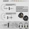 Tillbehör 2022 Ear Muffs Headset Protector Electronic Damper Sports Shooting Earmuffs Hunting Hörlurar Taktisk elektronisk hörsel
