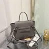 Nano Belt Shoulder Bag Luxurys Handbag Ava Fashion Lady Designer Bag Womens Pochette Real Leather Clutch Purse Crossbody Bags Män Topp hanterar vit väska