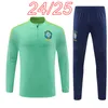 Portugals Brasil mens football tracksuit french Kids football kits 2024 Netherlandses soccer tracksuit argentina training kit 23 24 25 ItalyS MexicoS tracksuits