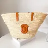 Luxury Summer Straw weave bucket bag Designer handbag mens shopper Raffias pochette Shoulder travel tote bag for woman Clutch fashion Crossbody Basket beach Bags