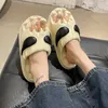 Punk Creative Design Womens Slipper Korean Fashion Funny Slides Home Badrum mjuk komfort chinelos par strand tofflor 240412