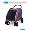 Camas de gato móveis Carrinho de carrinho de estimação carrinho de cachorro Puppy Rain para acessórios1 Drop Deliver