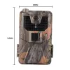 كاميرات في الهواء الطلق 2G MMS SMS SMTP Trail Camera Wildlife Camera 20MP 1080p رؤية ليلية كاميرات الصيد المتنقلة HC900M