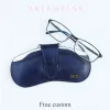 Cases Personalize Initials Luxury Glasses Case DIY Name Genuine Leather Travel Sunglasses Bag Custom Letters Eyewear Protector Cover