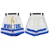 Rhude Shorts Męskie spodenki Designer Shorts Swim Kobiety Basketball Koszykówka Krótkie spodnie Running Cloud Fitness Loose Fit Football Sport Quarter Basketball krótkie rozmiary-XL