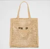 Summer Beach Women Designer Shoulder Bag pink white tote bags luggage handbag weave Luxurys bags CrossBody men rattan bag Clutch travel bags