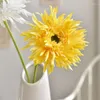 Fleurs décoratives 10pcs fausses gerbera Silk Mariage artificiel Bouquet de mariée décoration de maison Daisy Fake Party Flower Arrangement de fleurs