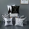 Bloemgeometrische 36 Wave Colors Pillowcase Zwart Wit gestreepte drukkussenkussens Kussen Cushion Pillowcover Home Decoratie Th1395 Cover