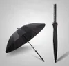 Paraplu's creatieve man lang handvat samurai ninja zwaard paraplu Japanse ninjalike grote winddichte zon regen recht auto open6389475