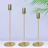 Bandlers 3 PCS / SET 2024 Metal Holder Simple Golden Wedden Decoration Bar Party Room Living Home Ornaments