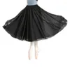 Spódnice kobiety baletowe spódnica Sheer siatka taniec naciągnij elastyczne talia warstwowy prezent