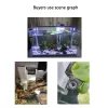 Tillbehör Sunsun XBA Series 3in1 Wallmontered Waterfall Filter Liten Fish Tank Aquarium Circulating Water Pump Water Purification Tyst