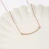 Nouveau collier de sourire en acier inoxydable populaire pour les femmes cadeaux