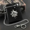 Brieftaschen Herrenkartenhalter Leder Brieftasche mit Jean Key Chain 3 -Stil