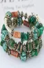 2020 Bohemian New Shell Turquoise Stone Armband Multilayer Beads Strand Armband Bangles for Women Pulseras Mujer6779913