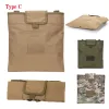 Verpakt tactische molle vouwmagazine dump drop -zak hulpprogramma Drawring herstel mag Holster munitie EDC Bag Hunting accessoires zakje zak