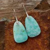 Dangle Earrings Latest Modern Women High End Amazonite Earring Bold Natural Stones Elegant Jewelry Bijoux